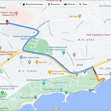 едностаен C паркомясто, перфектен в гр в кв левски очна клиника св петка и умбал св марина Apartment